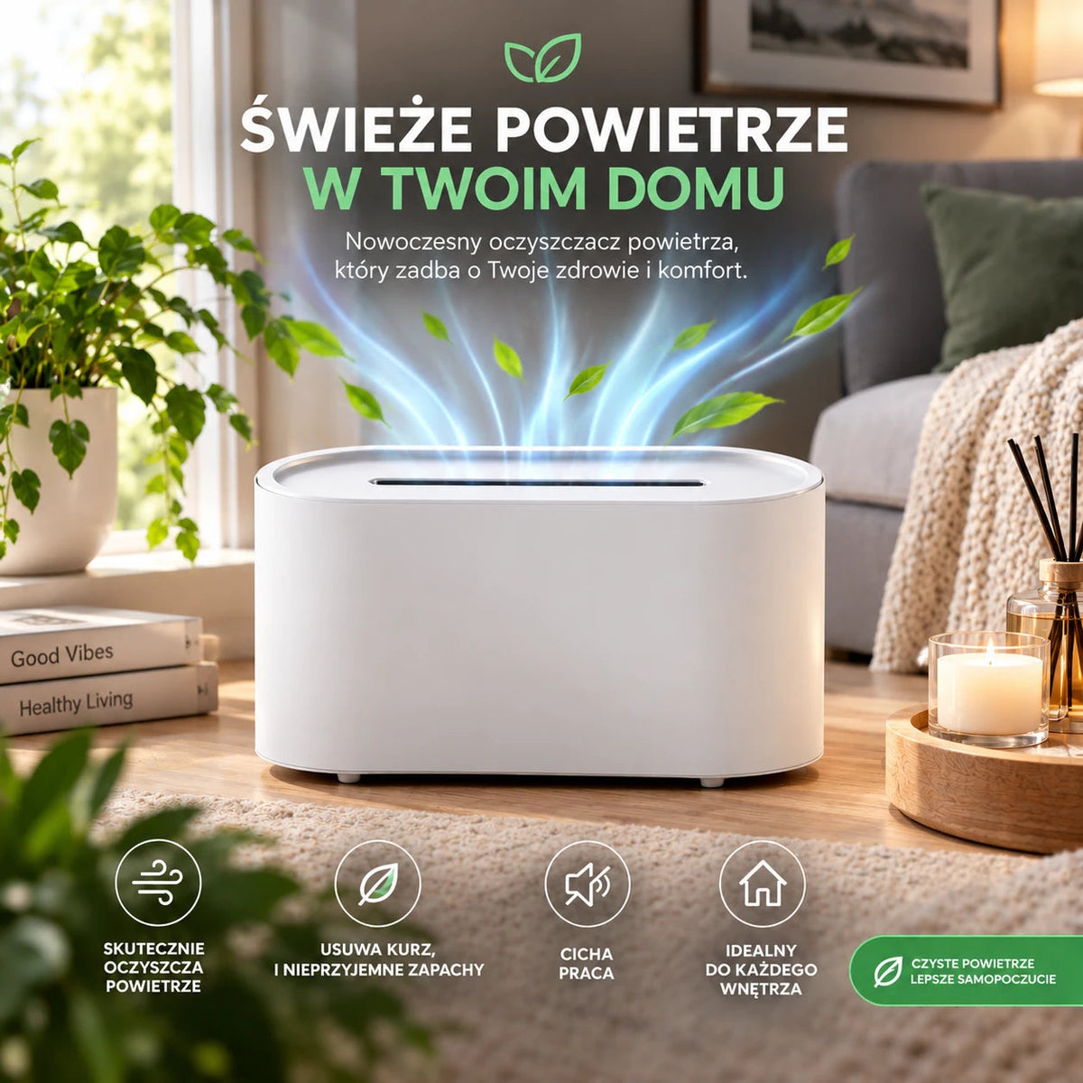 AirFlow – biały dyfuzor zapachowy