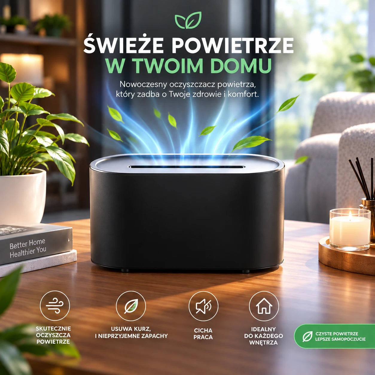 Czarny dyfuzor AirFlow